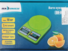 Ваги кухонні електронні пластик 10кг SB-070-073 СіБріз