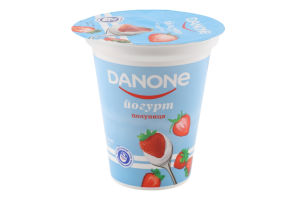 Йогурт 3.2% Клубника Danone ст 260г