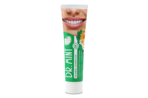 Зуб. паста Dr. Mint 130 г Комплекс трав
