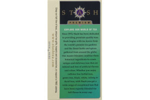 Stash Herbal Tea Peppermint Caffeine Free - 20 CT