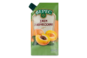 Джем с абрикосами нестерилизованный Верес д/п 140г