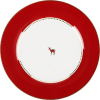 Тарілка PIP Studio LoveBirds темно-червона 26,5см