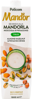 Напій мигдальний з фундуком та фісташками 1000мл т/п Мандор