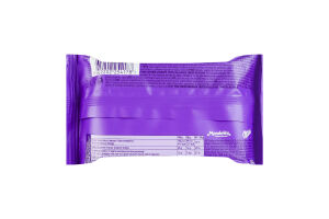 Круассан снизу глазированный и сверху декорированный молочным шоколадом с начинкой с молочным шоколадом Milka м/у 50г