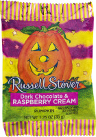 Russell Stover Dark Chocolate Pumpkin Raspberry Cream