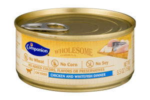 Companion Wholesome Formula Dinner Chicken and Whitefish