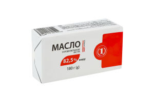 Масло 82.5% солодковершкове Екстра ТМ "1" м/у 180г
