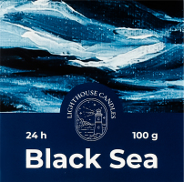 Свічка соєва 100г Black sea Light House 1шт