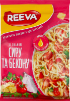 Вермишель быстрого приготовления со вкусом сыра и бекона Reeva м/у 60г
