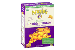 Annie's Homegrown Organic Cheddar Bunnies Baked Snack Crackers