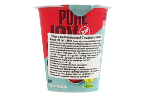Йогурт кокосово-овсяный со вкусом вишни Pure Joy ст 140г