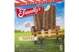 Friendly's Ice Cream Bars Toffee - 6 CT