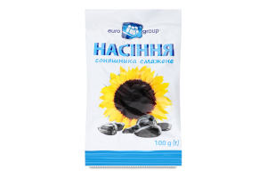 Насіння соняш. Еврогруп 100 г несолоне