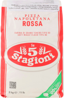 Мука из мягких сортов пшеницы Pizza Napoletana Rossa Le 5 Stagioni в/с м/у 5кг