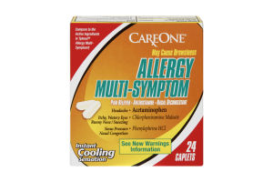 CareOne Multi-Symptom Allergy Caplets - 24 CT