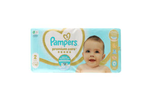 Підгузники для дітей 4-8кг 2 Premium Care Pampers 46шт
