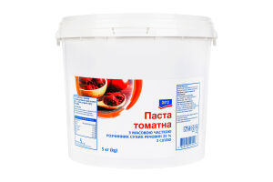 Паста томатная 25% с солью Aro 1с ведро 5кг