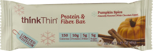 ThinkThin Protein & Fiber Bar Pumpkin Spice