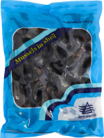 Мідії морожені варені в мушлях Arti Seafood в/у 1кг