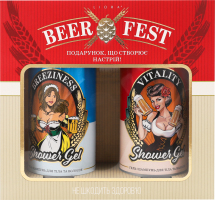 Набір Бір Фест Гель-шампунь д/тіла та волосся Віталіті 250мл+Гель-шампунь д/тіла та волосся 250мл Брізінесс Ліора