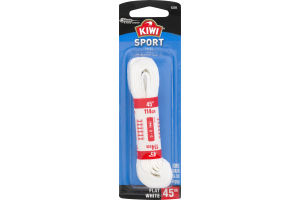 Kiwi 45'' Sport Laces Flat White - 1 CT