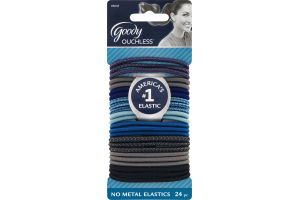 Goody Ouchless No Metal Elastics - 24 CT