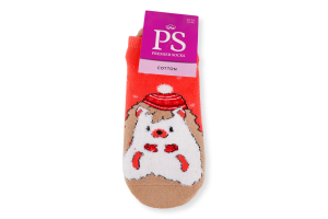 Шкарпетки жін Premier socks Їжак махр рожев р23-25
