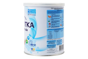 Смесь молочная сухая для детей от рождения 1 Opti Formula Malutka ж/б 400г