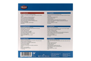 Поїлка-фонтан д/котів Флауер 2л біло-сіра пластик 18,5*13*18,5см Тріксі