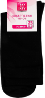 Шкарпетки жіночі бамбук Day by Day №1429351 25 чорний