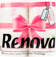 Папір туалетний Renova Design 3-шаровий