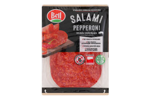 Колбаса нарезка Салями Пепперони Bell с/к лоток 100г