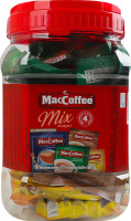 Напиток кофейный растворимый 4 аромата 3в1 Mix ассорти MacCoffee п/б 48х18г