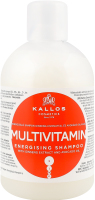 Шампунь д/волосся енергетичний мультивітамінний з екстрактом женьшеню та маслом авокадо 1000мл Каллос