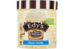 Edy's Slow Churned Light Ice Cream Classic Vanilla