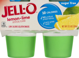Jell-O Sugar Free Lemon-Lime - 4 CT