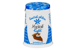 Yoplait Light Fat Free Yogurt Pumpkin Pie