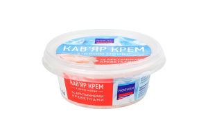 Крем кавьяр с икрой мойвы и арктическими креветками Norven ст 95г