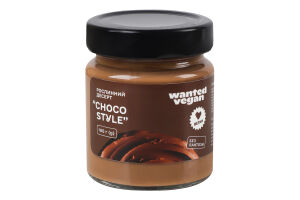 Десерт рослинний без лактози Choco style Wanted Vegan с/б 180г