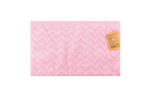 Рушник рожевий махровий велюр жакард 40*70см 550г/м2 ГМ Текстайл