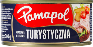 Конс М'ясо Pamapol 300 г для туристів И418 (Польща)