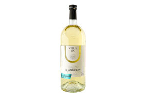Вино Chardonnay біле сухе 9,5-14% 1,5л Villa UA