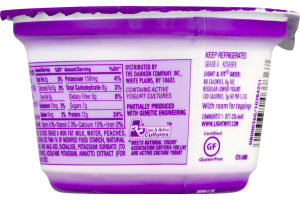 Dannon Light & Fit Greek Nonfat Yogurt Peach