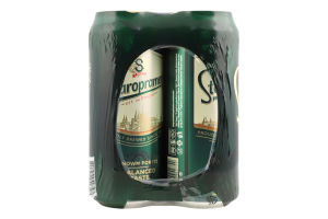 Пиво 4х0.48л 4.2% светлое пастеризованное Staropramen м/у