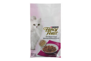 Purina Fancy Feast Filet Mignon Flavor With Real Seafood & Shrimp Gourmet Cat Food