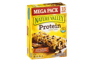 Nature Valley Protein Chewy Bars Peanut Butter Dark Chocolate - 15 CT