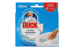 Засіб для чищення унітазу Морской Стікер чистоти Duck 6х10г