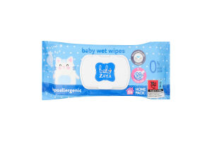 Серветки вологі гіпоалергенні 84шт з клапаном Бейбі Зая
