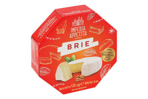 Сир 50% м'який Брі Imperia Appetita к/у 125г