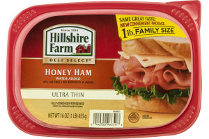 Hillshire Farm Deli Select Family Size Honey Ham with Water Added Ultra Thin